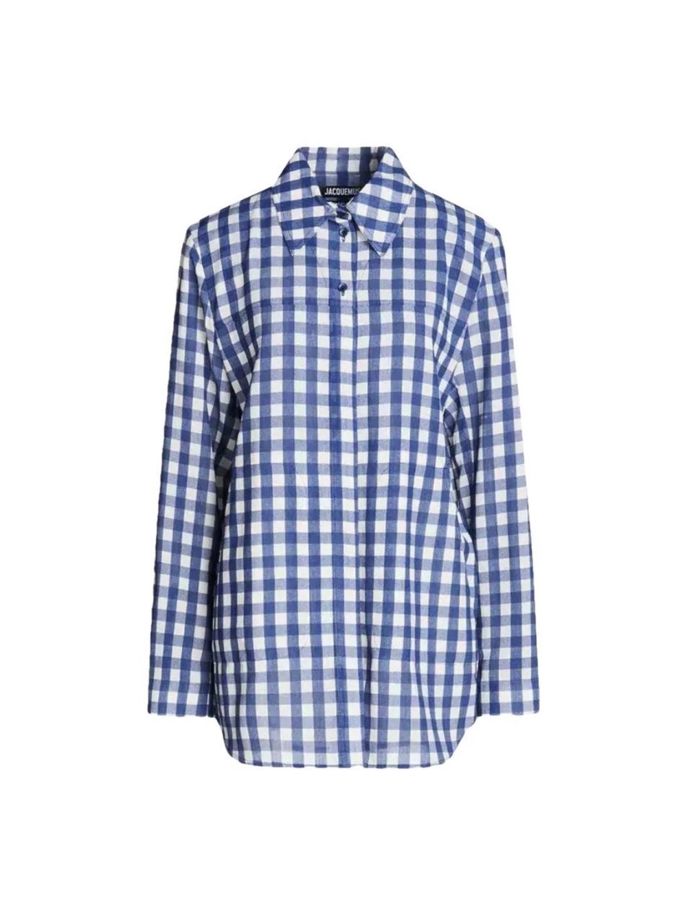Jacquemus Blue & White Button-Down Shirt